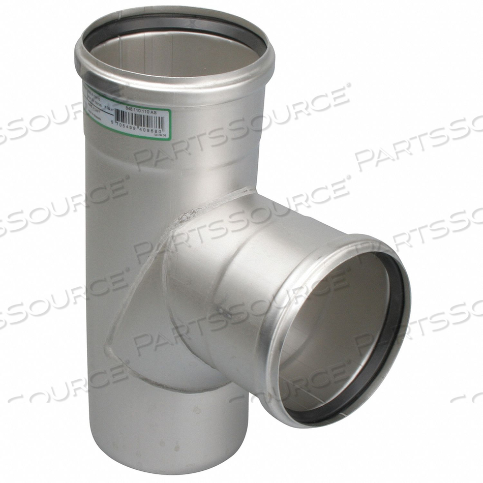 TEE SANITARY 4 IN 316SS by Blucher TEE SANITARY 4 IN 316SS by Blucher