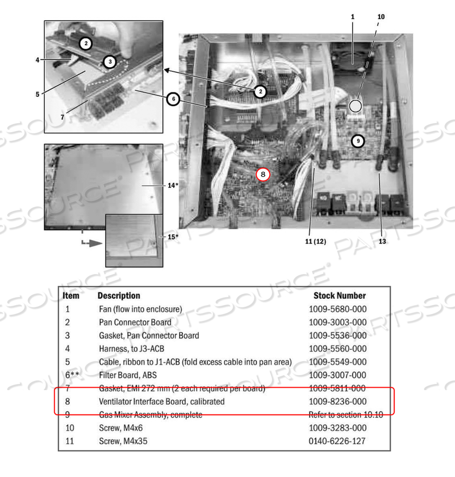 VENT INTERFACE BOARD SUB ASSEMBLY by Datex-Ohmeda VENT INTERFACE BOARD SUB ASSEMBLY by Datex-Ohmeda