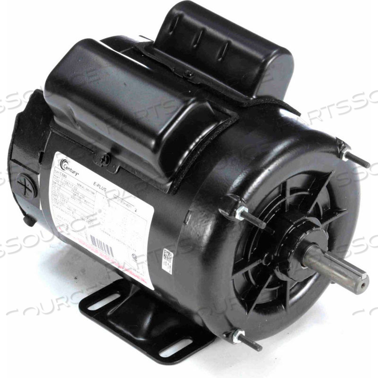 FARM DUTY BELT DRIVE FAN MOTOR, 1/2 HP, 1725 RPM, 230/115V, TEAO, K56 FRAME by Regal Beloit America, Inc. (Century Electric Motors)