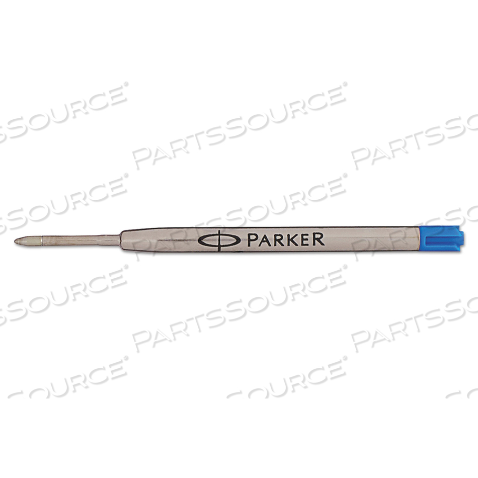 REFILL FOR PARKER BALLPOINT PENS, MEDIUM CONICAL TIP, BLUE INK by Parker