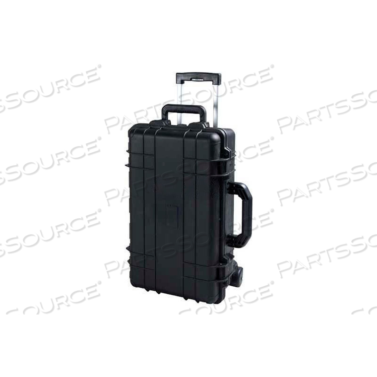CAPE BUFFALO WATERPROOF UTILITY CASES, MOLDED UTILITY CASE W/WHEELS, 22"L X 14"W X 9"H, BLACK by T.Z. Case International Inc. CAPE BUFFALO WATERPROOF UTILITY CASES, MOLDED UTILITY CASE W/WHEELS, 22"L X 14"W X 9"H, BLACK by T.Z. Case International Inc.