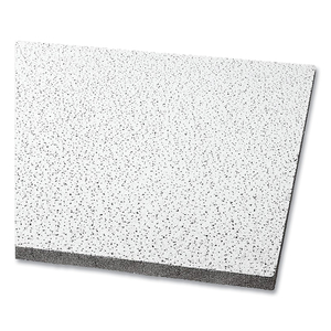 FINE FISSURED CEILING TILES, NON-DIRECTIONAL, SQUARE LAY-IN (0.94"), 24" X 48" X 0.63", WHITE, 12/CARTON by Armstrong