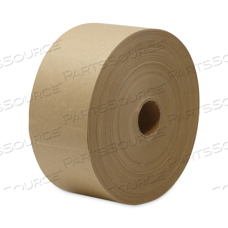 GUMMED KRAFT SEALING TAPE, 3" CORE, 3" X 600 FT, BROWN, 10/CARTON GUMMED KRAFT SEALING TAPE, 3" CORE, 3" X 600 FT, BROWN, 10/CARTON