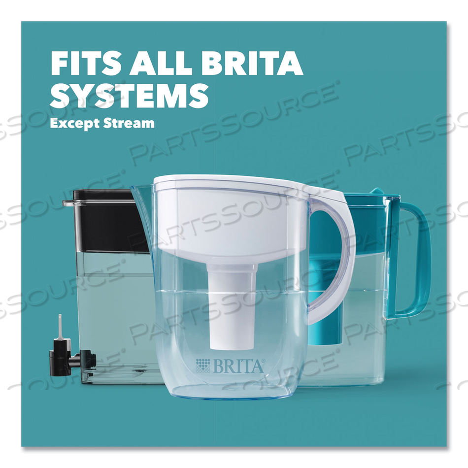 WATER FILTER PITCHER ADVANCED REPLACEMENT FILTERS by Brita