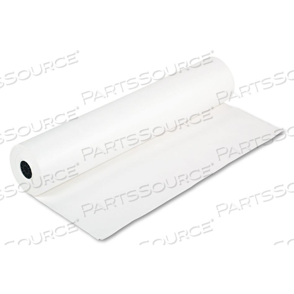 RAINBOW DUO-FINISH COLORED KRAFT PAPER, 35 LB WRAPPING WEIGHT, 36" X 1,000 FT, WHITE by Pacon