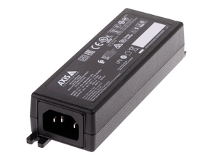 AXIS MIDSPAN, POE INJECTOR, AC 100-240 V, 30 WATT, OUTPUT CONNECTORS: 1, UNITED STATES, BLACK, FOR AXIS M3057, M3077, M4308, P1455, P3818, Q by Axis Communications Inc