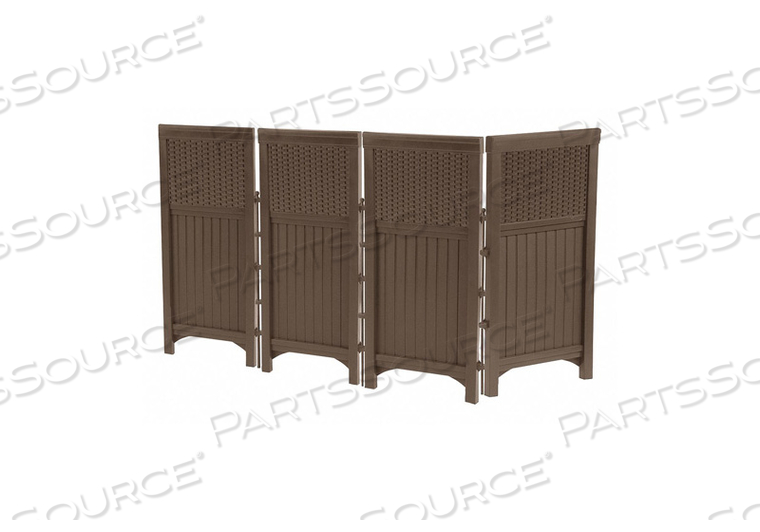 WICKER OUTDOOR SCREEN ENCLOSURE RESIN by Suncast Commercial