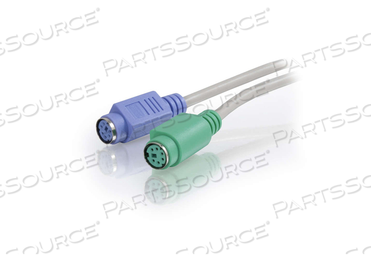 1FT USB-A MALE - PS/2 FEMALE KEYBOARD/MOUSE ADAPTER CABLE - BEIGE by Legrand AV (C2G)