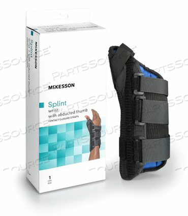 RIGHT WRIST SPLINT WITH ABDUCTED THUMB, MEDIUM by McKesson