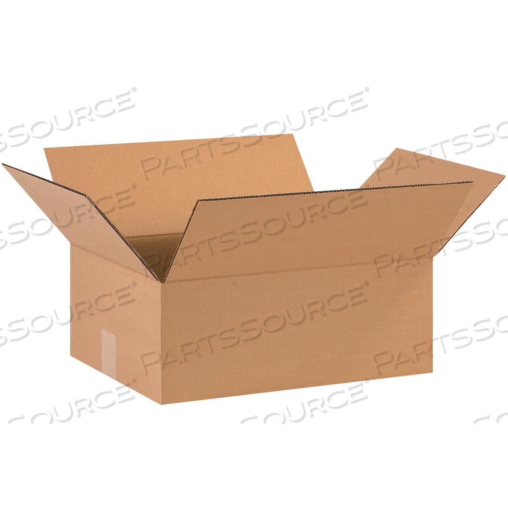 FLAT CORRUGATED BOXES, 15" X 12" X 5", KRAFT, 25/BUNDLE by BOX Partners (Box Acquisitions, LLC)