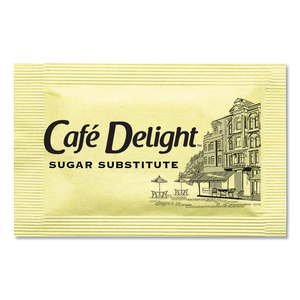 YELLOW SWEETENER PACKETS, 0.08 G PACKET, 2000 PACKETS/BOX by Cafe Delight