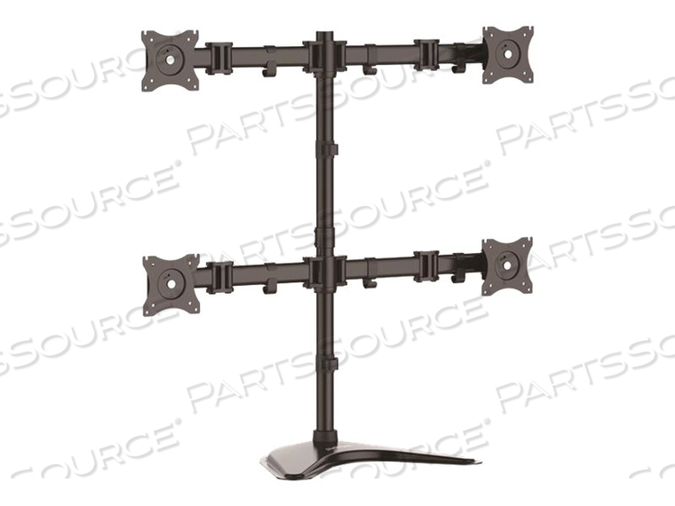 INCREASE PRODUCTIVITY AND FREE UP SPACE BY MOUNTING FOUR MONITORS TO THIS ATTRAC by StarTech.com Ltd.