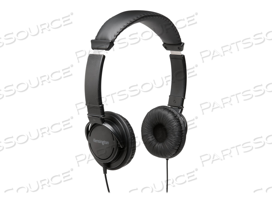 KENSINGTON HI-FI HEADPHONES - HEADPHONES - ON-EAR - WIRED - 3.5 MM JACK - BLACK KENSINGTON HI-FI HEADPHONES - HEADPHONES - ON-EAR - WIRED - 3.5 MM JACK - BLACK