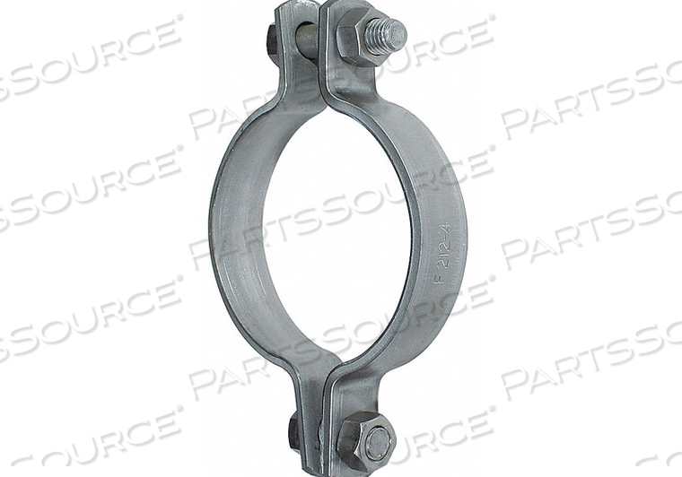 MEDIUM PIPE CLAMP, GALVANIZED STEEL BAND, 1 IN DIA., 1 IN BAND WD by Anvil International