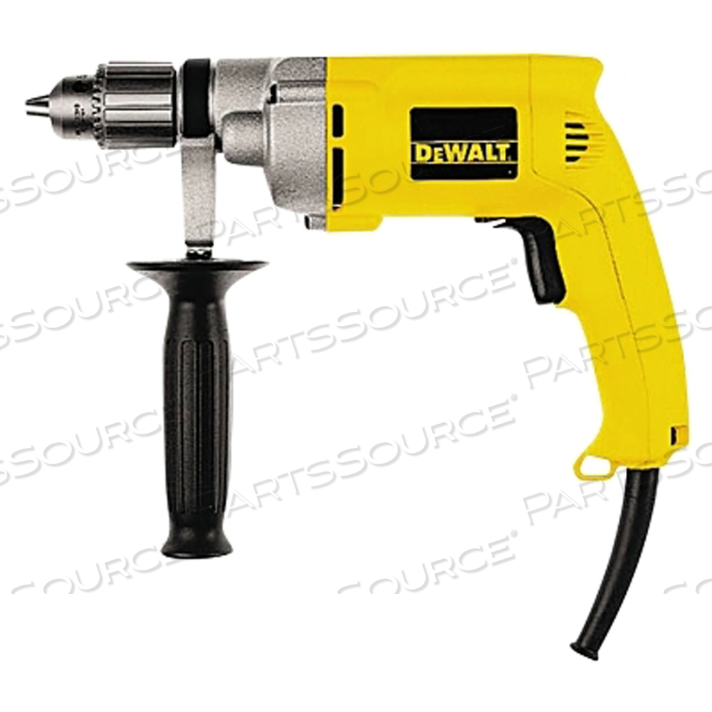 DW235G DEWALT 1/2" ELECTRIC DRILL,1/2" HEAVY DUTY CHUCK,L 11",RPM/0-850 RPM,AMPS/7.8 by DeWalt DW235G DEWALT 1/2" ELECTRIC DRILL,1/2" HEAVY DUTY CHUCK,L 11",RPM/0-850 RPM,AMPS/7.8 by DeWalt