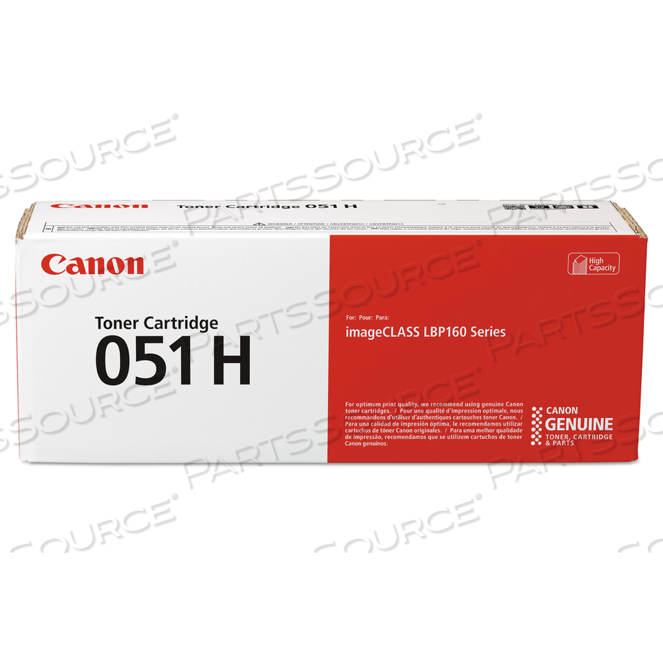 TONER CARTRIDGE, REPLACEMENT FOR CANON CRG-051HBK, IMAGECLASS LBP162DW, IMAGECLASS MF264DW, IMAGECLASS MF26DW7, IMAGECLASS MF269DW HIGH YIEL TONER CARTRIDGE, REPLACEMENT FOR CANON CRG-051HBK, IMAGECLASS LBP162DW, IMAGECLASS MF264DW, IMAGECLASS MF26DW7, IMAGECLASS MF269DW HIGH YIEL