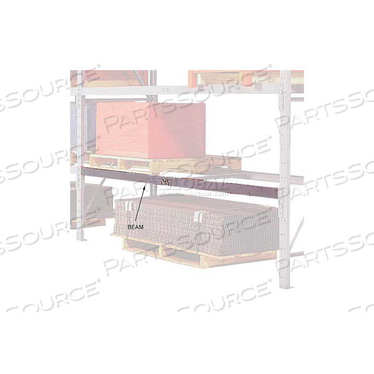 PALLET RACK BEAM PAIR - 4" CHANNEL 96"W X 48"D by Modern Equipment (Meco)