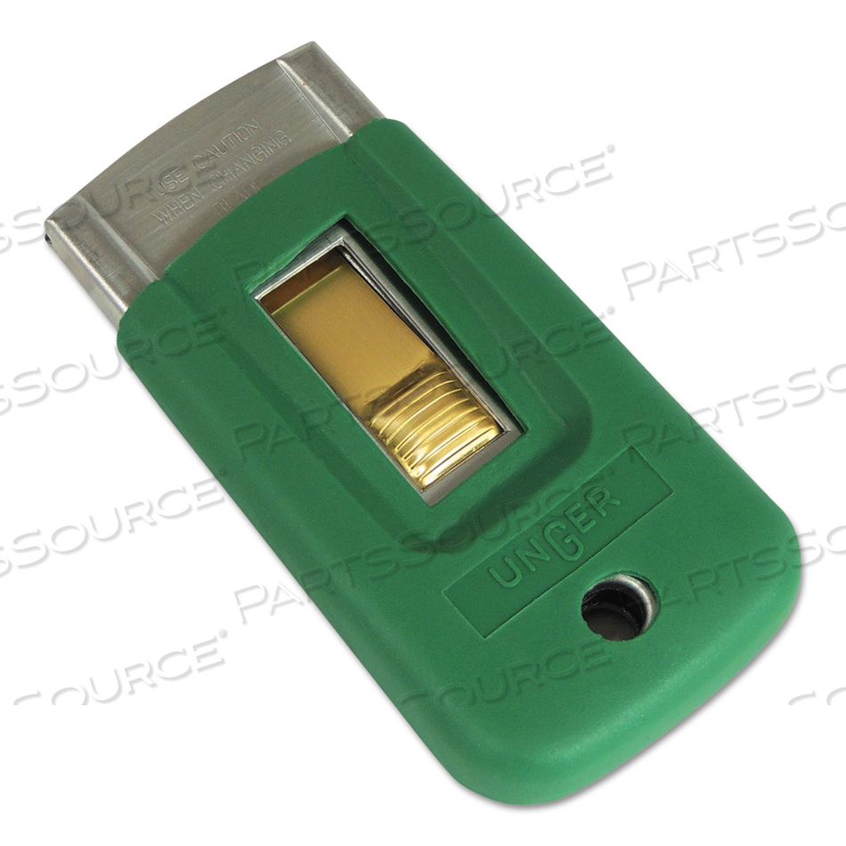 ERGOTEC SAFETY SCRAPER WITH RUBBER COVER, ACCEPTS 1 1/2" BLADE by Unger ERGOTEC SAFETY SCRAPER WITH RUBBER COVER, ACCEPTS 1 1/2" BLADE by Unger