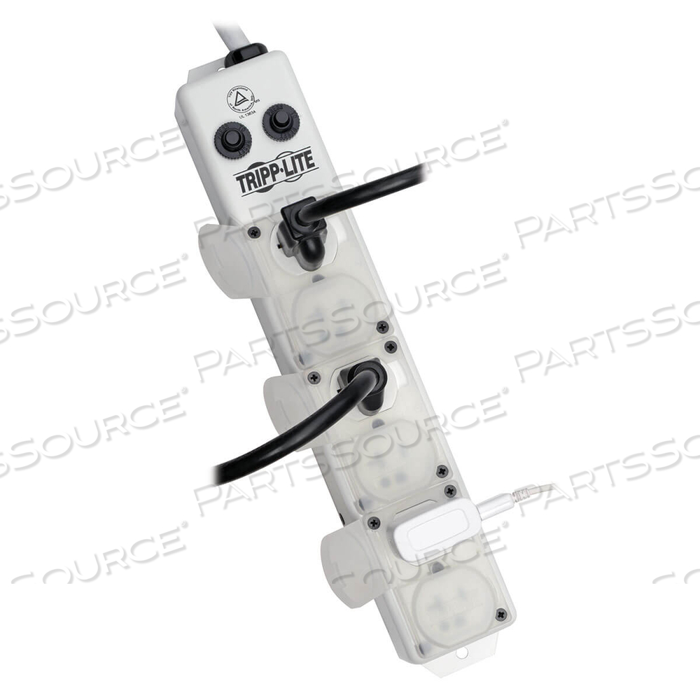 POWER STRIP MEDICAL HOSPITAL GRADE UL1363A 6 OUTLET 20A 7FT CORD by Tripp Lite POWER STRIP MEDICAL HOSPITAL GRADE UL1363A 6 OUTLET 20A 7FT CORD by Tripp Lite