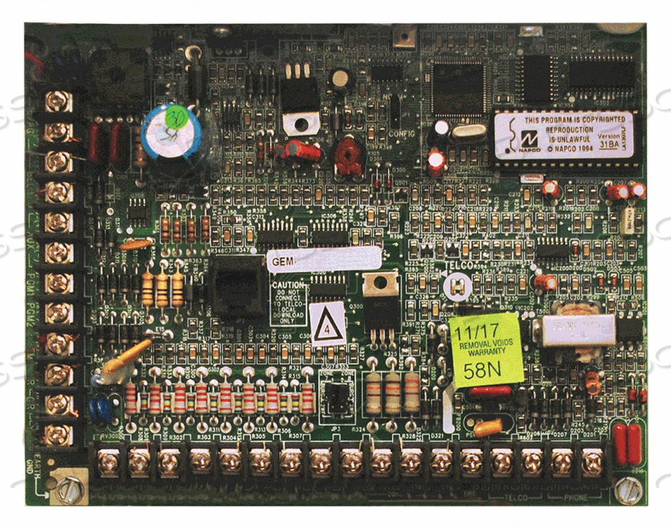 CONTROL PANEL BOARD MAX. NUMBER ZONES 96 by Napco Security Technologies, Inc.