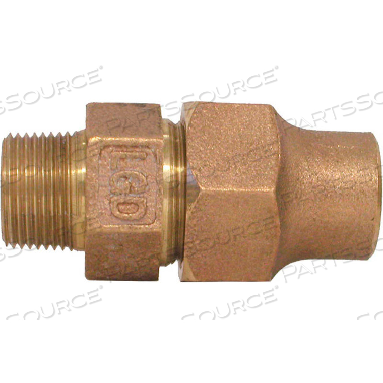 1-1/2" T-4100NL NO LEAD BRONZE FLARE X MNPT COUPLING by Legend Valve & Fitting Inc