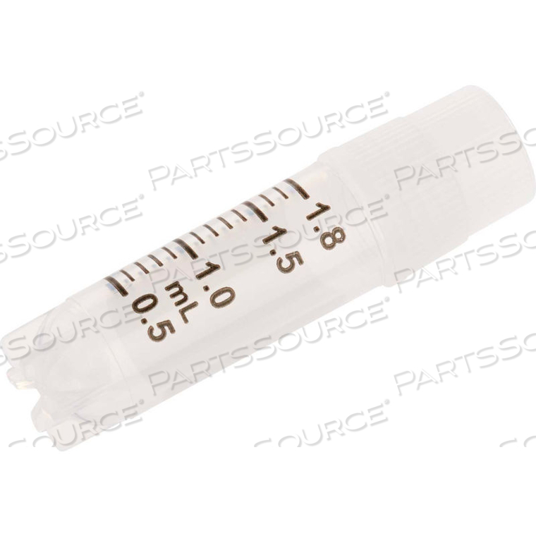 1.8ML CF CRYOGENIC VIAL, EXTERNAL THREAD, SELF-STANDING, STERILE, 100/CASE by Celltreat