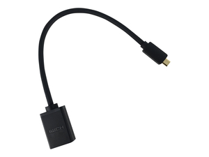 AXIOM - HDMI WITH ETHERNET ADAPTER - MICRO HDMI (M) TO HDMI (F) - SHIELDED - 4K SUPPORT by Axiom AXIOM - HDMI WITH ETHERNET ADAPTER - MICRO HDMI (M) TO HDMI (F) - SHIELDED - 4K SUPPORT by Axiom