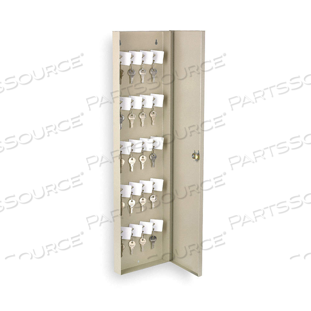 KEY CONTROL CABINET, CABINET WITH CAM LOCK, 50 KEY CAPACITY (UNITS) by Approved Vendor KEY CONTROL CABINET, CABINET WITH CAM LOCK, 50 KEY CAPACITY (UNITS) by Approved Vendor
