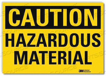 SAFETY SIGN HAZARDOUS MATERIAL 14IN.W by Lyle Signs Inc. SAFETY SIGN HAZARDOUS MATERIAL 14IN.W by Lyle Signs Inc.