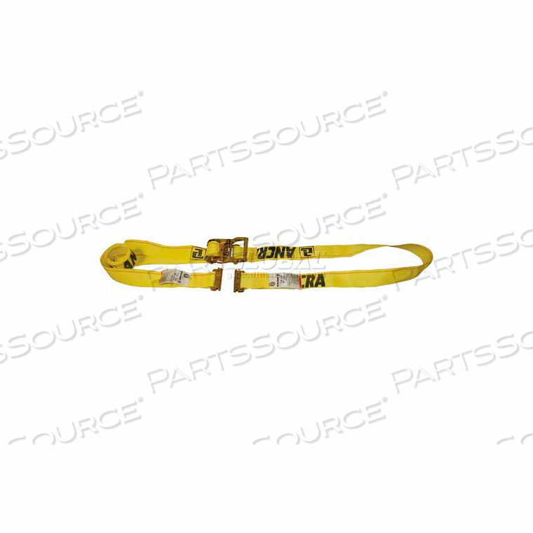 SERIES E & A RATCHET STRAP - 12'L - SPRING ACTUATED FITTING by Ancra International SERIES E & A RATCHET STRAP - 12'L - SPRING ACTUATED FITTING by Ancra International