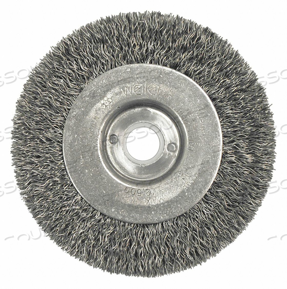WIRE WHEEL 4 X.014 X5/8 X1/2 TO 5/8 by Weiler