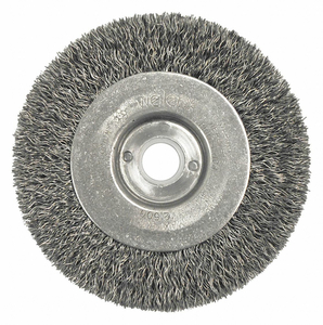 WIRE WHEEL 4 X.014 X5/8 X1/2 TO 5/8 by Weiler WIRE WHEEL 4 X.014 X5/8 X1/2 TO 5/8 by Weiler