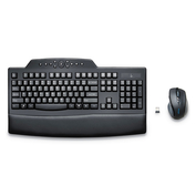 PRO FIT COMFORT WIRELESS DESKTOP SET, 2.4 GHZ FREQUENCY/30 FT WIRELESS RANGE, BLACK by Kensington Computer Products