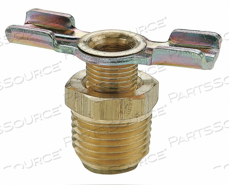 DRAIN COCK BALL VALVE BRASS 1/4 IN by Parker Hannifin Corporation