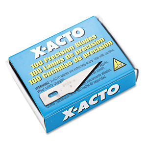 NO. 2 BULK PACK BLADES FOR X-ACTO KNIVES, 100/BOX by X-Acto