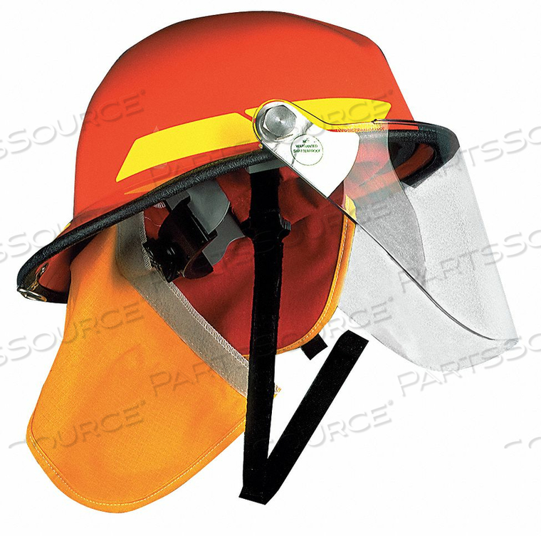 FIRE HELMET ORANGE MODERN by Bullard