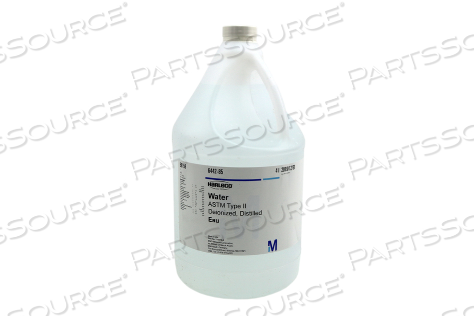 4 L DEIONIZED WATER IN POLY BOTTLE by Fisher Healthcare 4 L DEIONIZED WATER IN POLY BOTTLE by Fisher Healthcare