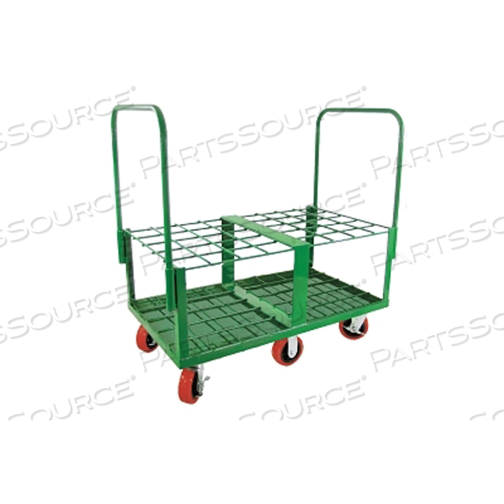 HEAVY-DUTY FRAME CYLINDER CARTS, HOLDS 40 CYLINDERS, 6 IN RUBBER/PLASTIC WHEELS by Anthony Welded Products HEAVY-DUTY FRAME CYLINDER CARTS, HOLDS 40 CYLINDERS, 6 IN RUBBER/PLASTIC WHEELS by Anthony Welded Products