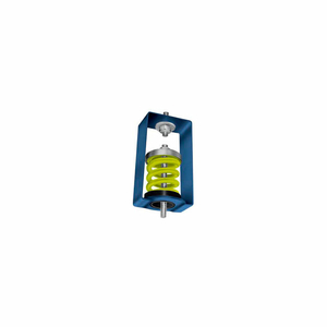 SPRING VIBRATION ISOLATION HANGER - 4"L X 4-3/4"W X 7-1/4"H BLUE by Mason