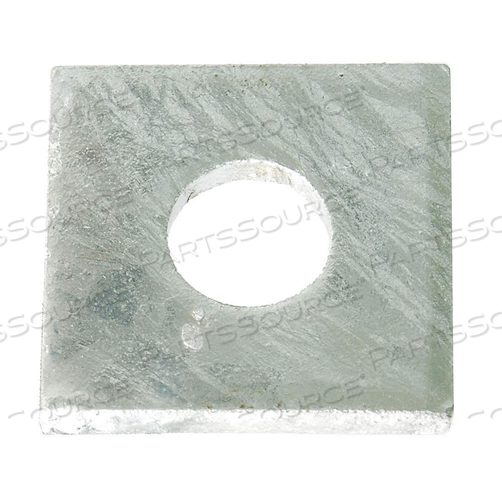 SQUARE WASHER, FOR SCREW SIZE 3/4 IN, STEEL, NOT GRADED, GALVANIZED, 0.812 IN IN DIA, 3 IN SQUARE WD by Approved Vendor SQUARE WASHER, FOR SCREW SIZE 3/4 IN, STEEL, NOT GRADED, GALVANIZED, 0.812 IN IN DIA, 3 IN SQUARE WD by Approved Vendor