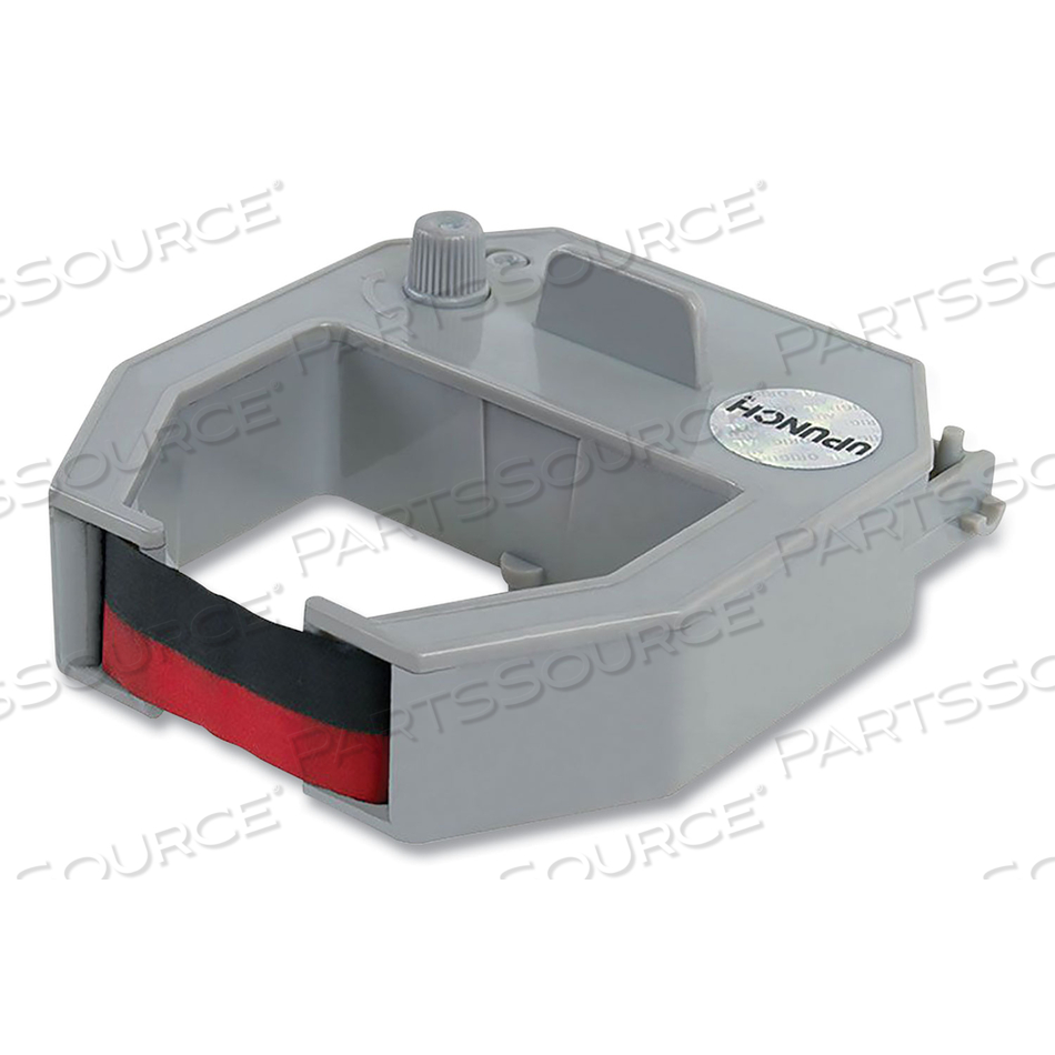 HNRL10 CALCULATING TIME CLOCK RIBBON, BLACK/RED by uPunch