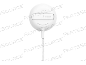 BELKIN BOOST CHARGE PRO - WIRELESS CHARGING PAD + AC POWER ADAPTER - 15 WATT - FAST CHARGE (MAGNETIC) - WHITE - FOR APPLE IPHONE 12, 12 MINI, 12 PRO, by Belkin