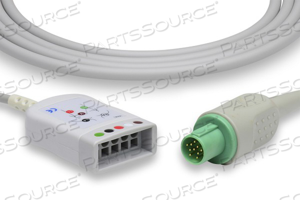 HELLIGE COMPATIBLE ECG TRUNK CABLE 