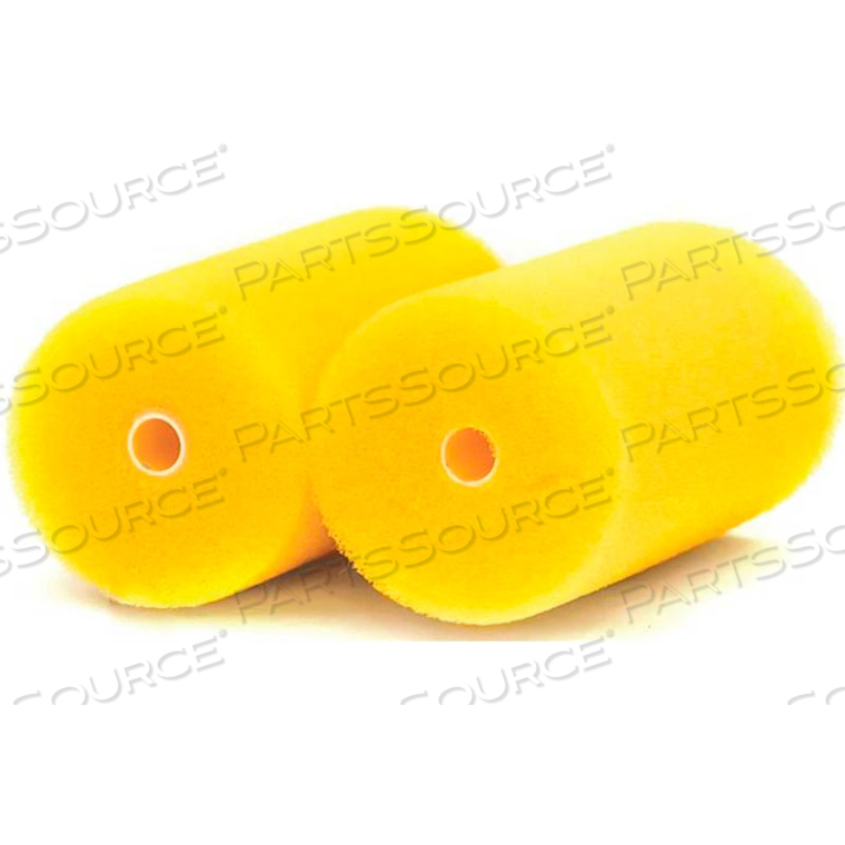 ROLLERLITE 3" X 3/8" HIGH-CAPACITY FOAM MINI ROLLERS, 2/PACK 12/CASE by Quali-Tech Mfg