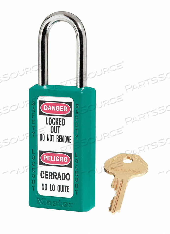 D1948 LOCKOUT PADLOCK KD TEAL 3 H by Master Lock D1948 LOCKOUT PADLOCK KD TEAL 3 H by Master Lock