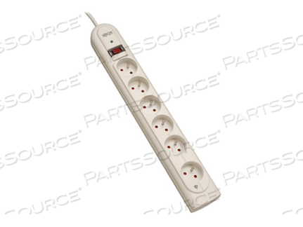 INTL PROTECT IT SURGE 6 FRENCH TYPE E OUTLETS AND PLUG 1140 JOULES 