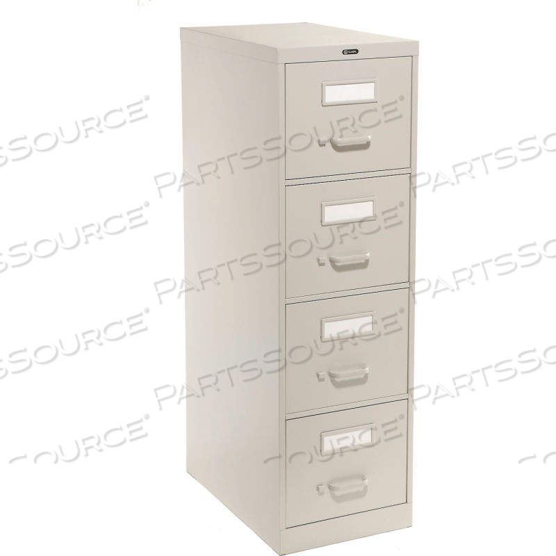 VERTICAL FILE LEGAL SIZE 4 DRAWER 26-1/2"D, LIGHT GRAY by Approved Vendor VERTICAL FILE LEGAL SIZE 4 DRAWER 26-1/2"D, LIGHT GRAY by Approved Vendor