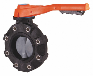 BUTTERFLY VALVE CPVC FPM 6IN LEVER LUG by Hayward