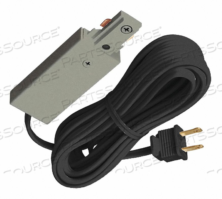 CORD AND PLUG CONNECTOR 3-WIRE  SILVER 