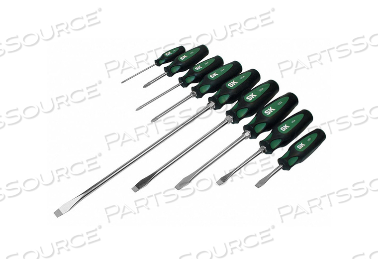 SCREWDRIVER SET SLOTTED/PHILLIPS 9 PC by SK Professional Tools SCREWDRIVER SET SLOTTED/PHILLIPS 9 PC by SK Professional Tools